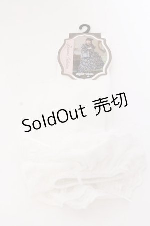 画像: Kurumi Collection / ハイソックス 23-25ｃｍ シロ O-25-03-12-091-LO-ZA-OW-OS