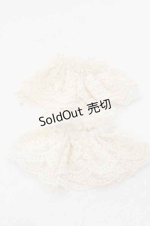 画像2: axes femme kawaii / レーシーお袖留め  キナリ O-25-03-12-095-AX-ZA-OW-OS (2)