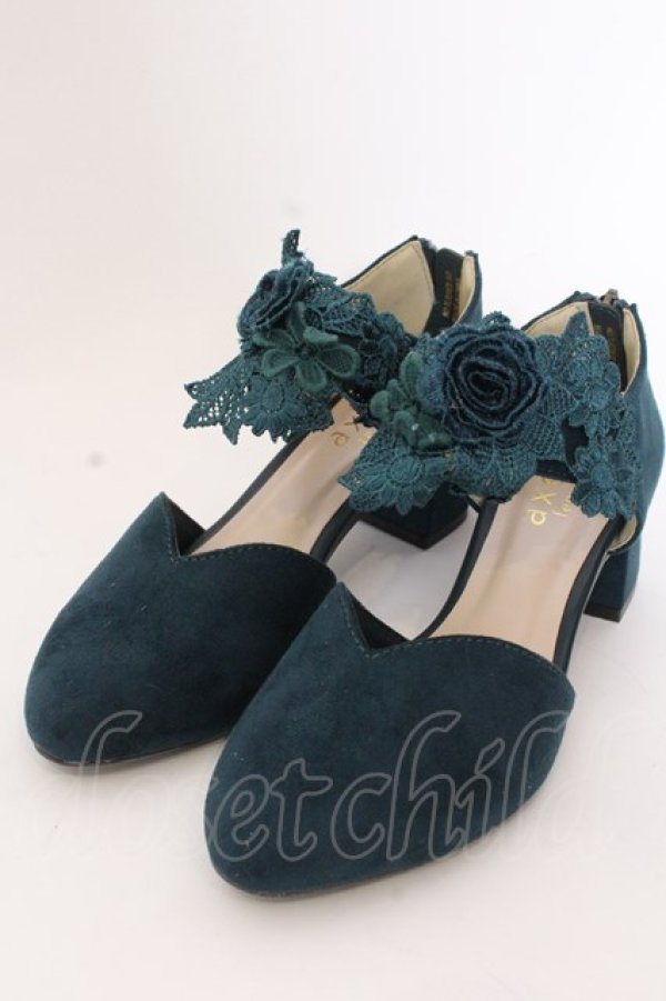 画像1: axes femme / Vカットセパレートパンプス S グリーン O-25-03-12-102-AX-SH-IG-OS (1)
