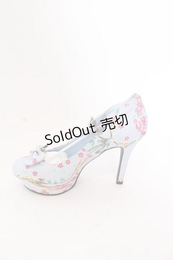 画像3: 【SALE】JESUS DIAMANTE / ロココLadyワンリボンパンプス L サックス O-25-03-12-103-JE-SH-OW-ZT087 (3)