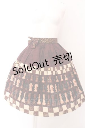 画像: Innocent World / チョコチェススカート M ワイン O-25-03-12-013-IW-SK-OW-OS