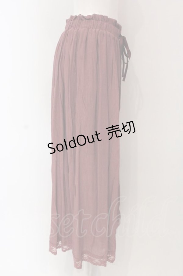 画像2: axes femme / 選べる着丈楊柳ワイドパンツ M ピンク O-25-03-13-003-AX-PA-OW-OS (2)