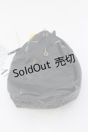 画像: 【SALE】MINT NeKO / てかてかねこじろうポーチ  ブラック O-25-03-13-1037-HN-ZA-IG-ZT394-F002