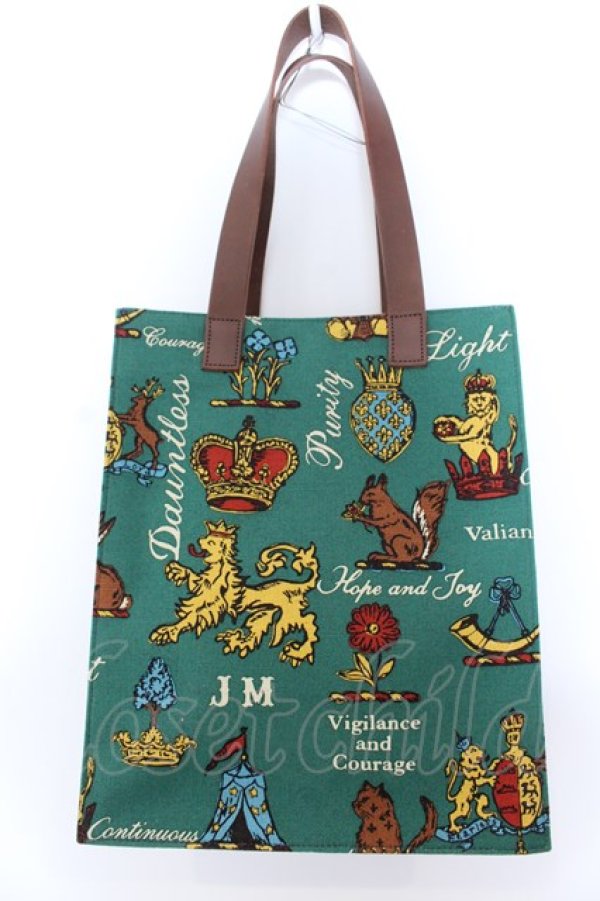 画像6: Jane Marple / Joyful crest EMBバッグ  グリーン O-25-03-13-1002-JM-BG-IG-ZT-K013 (6)