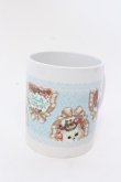画像2: Enchantlic Enchantilly / Happyマグカップセット クイーンキャット柄マグカップ  サックス×シロ O-25-03-13-1047-LO-ZA-IG-ZT-F001 (2)
