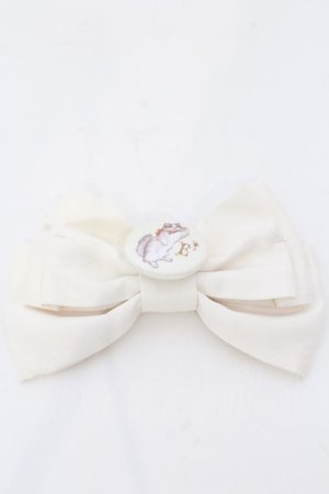 画像: Enchantlic Enchantilly / くるみボタンのリボンブローチ  オフシロ O-25-03-13-1048-LO-AC-IG-ZT-K016
