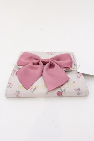 画像: Maison de FLEUR / マスクケース  ピンクベージュ O-25-03-13-1056-LO-ZA-YM-ZT-K016