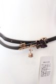 画像1: axes femme / 蝶モチーフ鍵細ベルト  ブラウン O-25-03-13-1006-AX-SK-OW-ZT-K016 (1)
