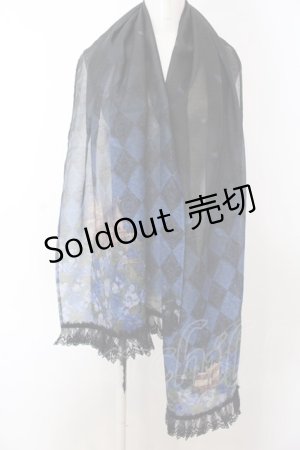 画像: Enchantlic Enchantilly / いばら姫のストール  ブルー O-25-03-13-1011-LO-ZA-OW-OS