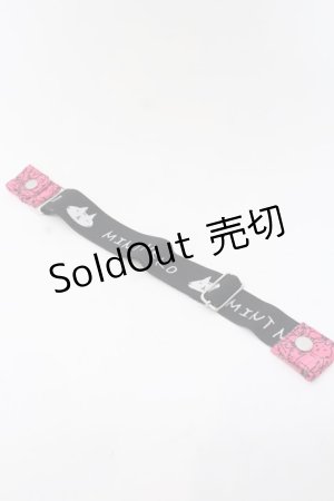 画像: MINT NeKO / びよ〜んベルト  ピンク×ブラック O-25-03-13-1025-HN-ZA-IG-ZT394-F001