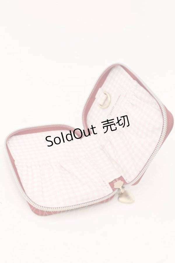 画像3: ｍ petit by misako / AMハートミラー付ポーチ ポーチ単品  アカ O-25-03-13-1034-LO-ZA-IG-ZT (3)