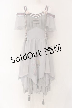 画像: Ozz oneste / 流水羽衣天女ワンピース  グレー O-25-03-13-024-OO-OP-IG-OS