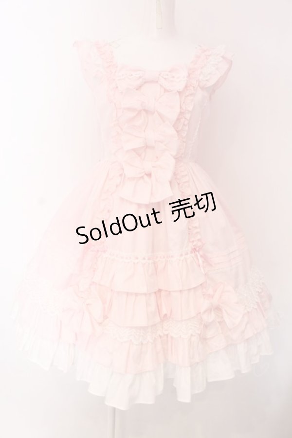 画像1: Angelic Pretty / Sweetフリルジャンパースカート  ピンク O-25-03-17-003-AP-OP-IG-OS (1)