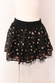 画像1: Tralala / ハートシフォンミニスカート  クロ×ブラウン O-25-03-17-046-LO-SK-IG-OS (1)