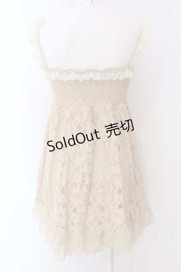 画像2: axes femme / レースチュニック M 生成り O-25-03-17-051-AX-TO-IG-OS (2)