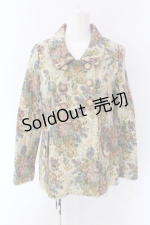 画像: axes femme / ゴブランダブルボタンジャケット M ベージュ O-25-03-17-052-AX-JA-IG-OS