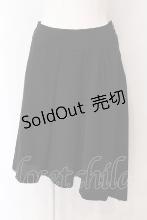 画像: PEACE NOW / 多ボタンスカート  ブラック O-25-03-17-064-PU-SK-OW-OS