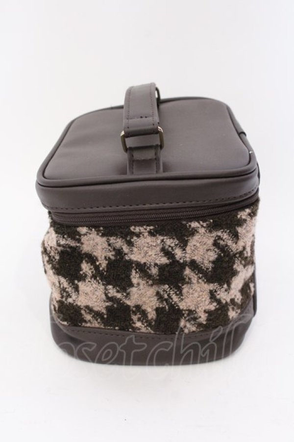 画像2: Fi.n.t / ストラップ付き2wayバニティポーチ  ブラウン O-25-03-17-076-CA-BG-IG-ZT-K020 (2)