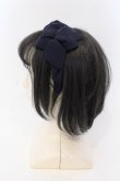 画像3: Jane Marple Dans Le Salon / グログランリボンカチューシャ  ネイビー O-25-03-17-084-JM-AC-IG-OS (3)
