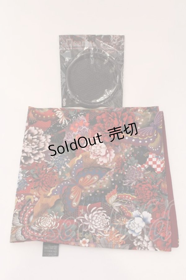 画像5: Qutie Frash / 浴衣4点SET  蝶（レッド） O-25-03-17-006-QU-OP-OW-OS (5)