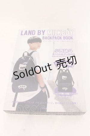 画像: LAND by MILKBOY / LAND BY MILKBOY BACKPACK BOOK バックパック ブック  ブラック O-25-03-17-094-MB-BG-IG-ZT335
