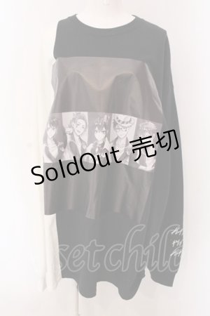 画像: KINGLYMASK / Disney ツイステッドワンダーランドプルオーバー  ブラック O-25-03-17-099-PU-TO-YM-ZY