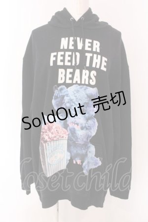 画像: MILKBOY / NEVER FEED BEAR HOODY  ブラック O-25-03-17-103-MB-TO-YM-OS