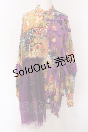 画像: KIDILL / ×Henry Darger リボンシャツ  マルチカラー O-25-03-17-105-PU-OP-IG-OS