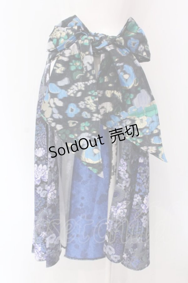 画像4: Qutie Frash / リボン袴コルセット  ブルー O-25-03-17-010-QU-SK-IG-OS (4)