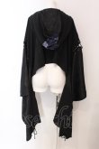 画像4: Qutie Frash / 和柄ショートカーデ  ブラック×ブルー O-25-03-17-016-QU-TO-OW-OS (4)