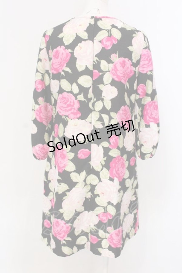 画像3: JESUS DIAMANTE / フェリエワンピ 38 プリンセスJAPONローズ柄 O-25-03-18-013-JE-OP-IG-ZY (3)