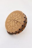 画像1: Q-pot. / Round Choco Biscuitリング  ブラウン O-25-03-18-024-QP-AC-IG-OS (1)