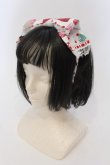 画像1: Angelic Pretty / Fresh Strawberry Dinerカチューシャ  シロ O-25-03-20-026-AP-AC-OW-OS (1)