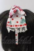 画像3: Angelic Pretty / Fresh Strawberry Dinerカチューシャ  シロ O-25-03-20-026-AP-AC-OW-OS (3)