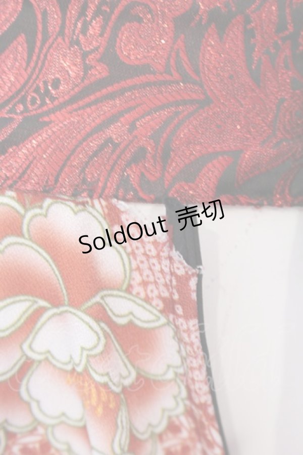 画像5: Qutie Frash / 2024プレミアムセット-繚乱-プリーツラップスカート  レッド O-25-03-20-1027-QU-SK-OW-ZY (5)