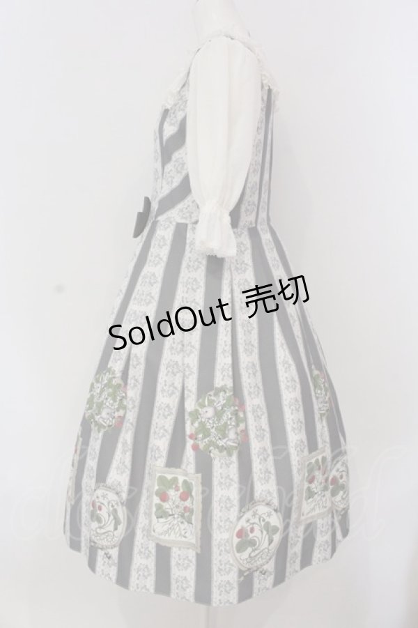 画像4: Melody BasKet / Berry galleryチュール切替ワンピース  グレー×オフシロ O-25-03-20-1035-LO-OP-IG-OS (4)