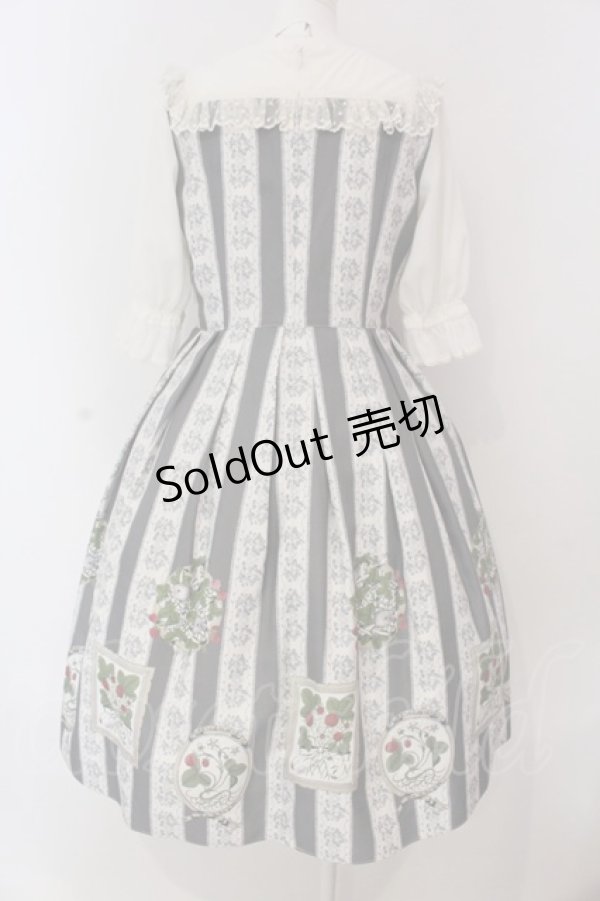 画像5: Melody BasKet / Berry galleryチュール切替ワンピース  グレー×オフシロ O-25-03-20-1035-LO-OP-IG-OS (5)