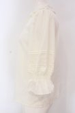 画像3: Melody BasKet / スタンドカラートーションレースブラウス M アイボリー O-25-03-20-1043-LO-BL-OW-OS (3)