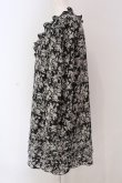 画像3: INGEBORG / トゥシューズブーケ柄ワンピース 9 クロ O-25-03-20-1059-LO-OP-IG-OS (3)