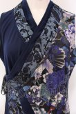 画像2: Qutie Frash / 着物チュニック  ブルー O-25-03-20-1011-QU-TO-IG-ZY (2)