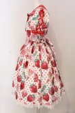 画像4: Angelic Pretty / Fresh Strawberry Dinerワンピース  シロ O-25-03-20-005-AP-OP-OW-OS (4)