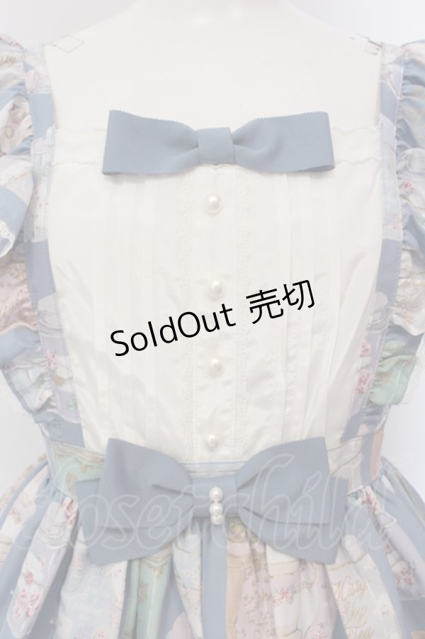 画像2: Angelic Pretty / Memorial Tea Museumジャンパースカート  ブルー O-25-03-20-006-AP-OP-OW-OS (2)