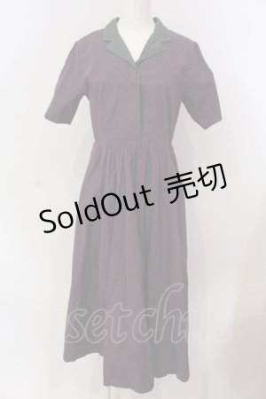 画像: LEBECCA boutique / 私たちへのワンピース F パープル×グリーン O-25-03-20-2004-EL-OP-OW-OS