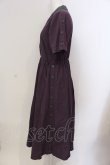 画像2: LEBECCA boutique / 私たちへのワンピース F パープル×グリーン O-25-03-20-2004-EL-OP-OW-OS (2)