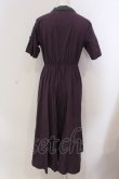 画像3: LEBECCA boutique / 私たちへのワンピース F パープル×グリーン O-25-03-20-2004-EL-OP-OW-OS (3)