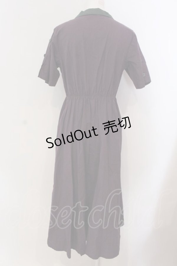 画像3: LEBECCA boutique / 私たちへのワンピース F パープル×グリーン O-25-03-20-2004-EL-OP-OW-OS (3)