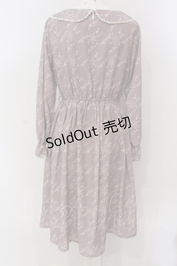 画像3: 【SALE】Fi.n.t / スノー千鳥柄ワンピース  ベージュ O-25-03-20-2046-CA-OP-IG-ZT201 (3)