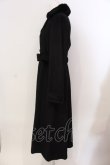 画像3: Maison de FLEUR Petite Robe / ファー付きフレアコート S クロ O-25-03-20-2007-EL-CO-OW-ZT-C048 (3)