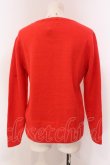 画像4: Franche Lippee / 果実シシュウニット  朱色 O-25-03-20-2001-LO-TO-IG-ZT203 (4)