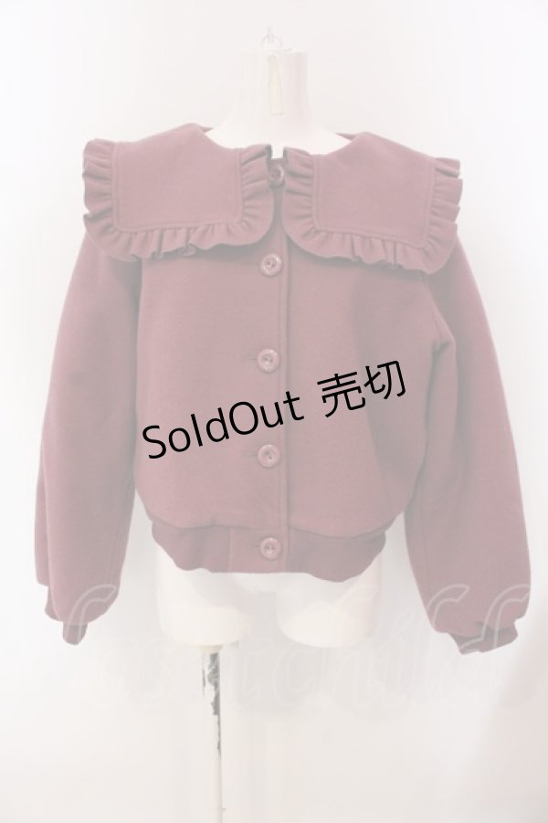 画像1: merry jenny / フリルセーラーブルゾン  ピンク O-25-03-20-2018-LO-CO-IG-ZT-C048 (1)